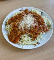 Boloňské špagety se sýrem - oběd